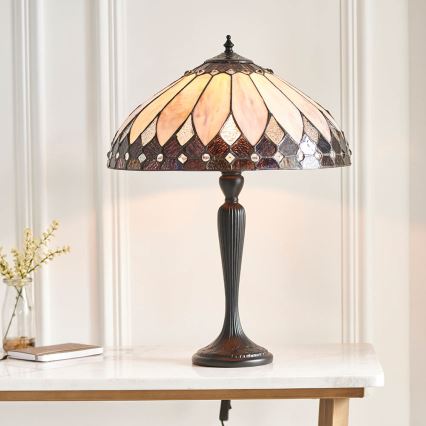 Endon 63982 - Επιτραπέζιο φωτιστικό BROOKLYN 1xE27/60W/230V διάμ. 40 εκ.