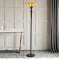 Endon 64042 - Επιδαπέδιο φωτιστικό Tiffany DARK STAR 1xE27/60W/230V, διάμ. 42 εκ.