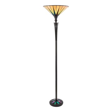 Endon 64042 - Επιδαπέδιο φωτιστικό Tiffany DARK STAR 1xE27/60W/230V, διάμ. 42 εκ.