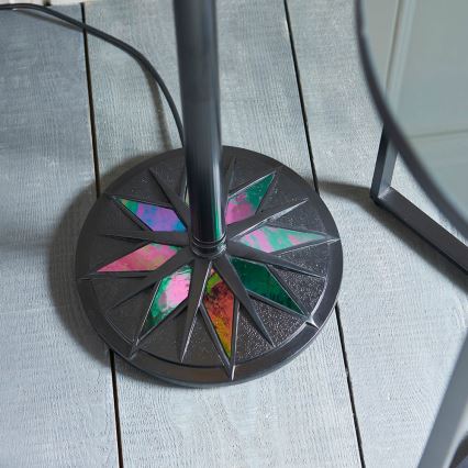 Endon 64042 - Επιδαπέδιο φωτιστικό Tiffany DARK STAR 1xE27/60W/230V, διάμ. 42 εκ.