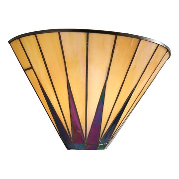 Endon 64046 - Επιτοίχιο φωτιστικό Tiffany DARK STAR 1xE14/40W/230V