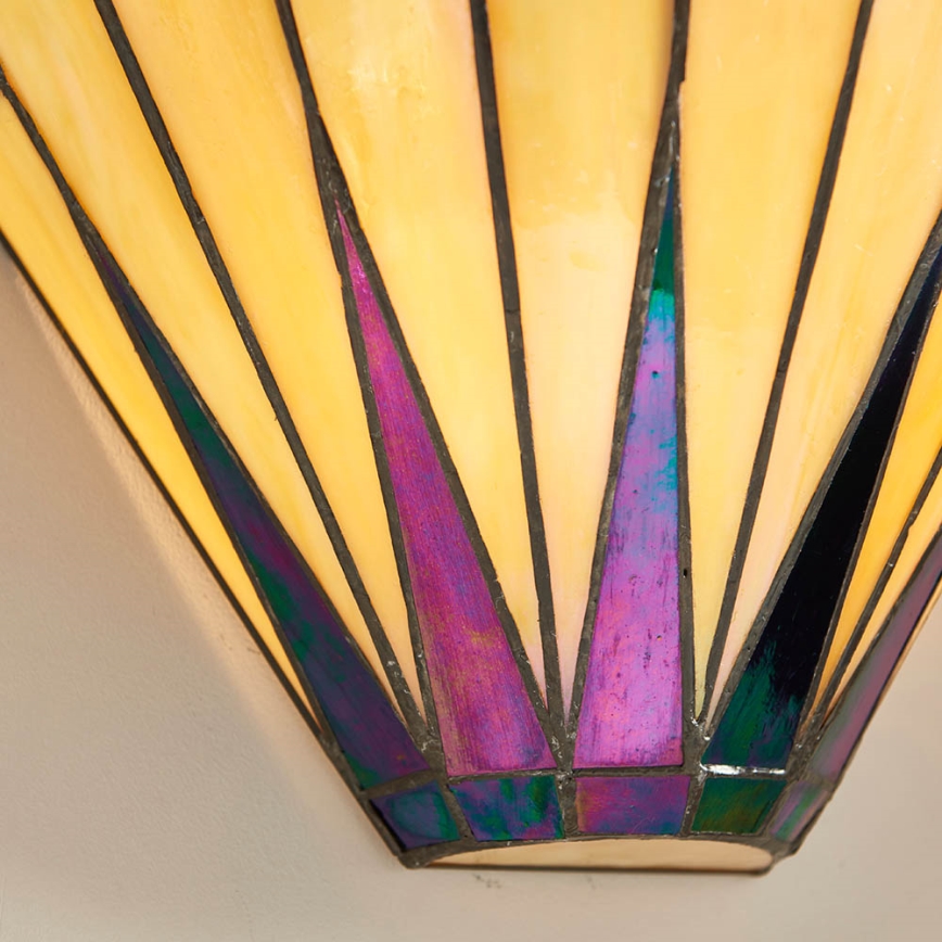 Endon 64046 - Επιτοίχιο φωτιστικό Tiffany DARK STAR 1xE14/40W/230V