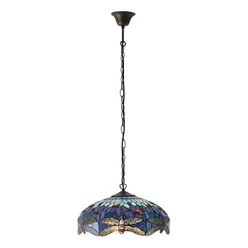 Endon 64080 - Κρεμαστό φωτιστικό με αλυσίδα DRAGONFLY 3xE27/60W/230V, διάμ. 41 cm