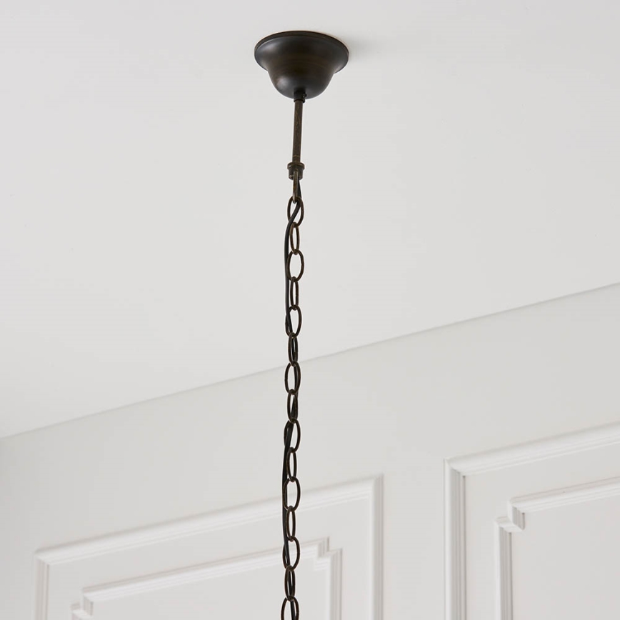 Endon 64081 - Κρεμαστό φωτιστικό με αλυσίδα Tiffany DRAGONFLY 3xE27/60W/230V, διάμ. 41 εκ.