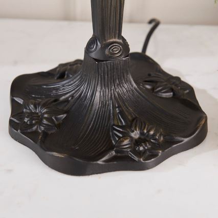 Endon 64090 - Επιτραπέζιο φωτιστικό Tiffany DRAGONFLY 2xE27/60W/230V Ø 30 εκ.