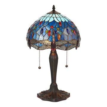 Endon 64090 - Επιτραπέζιο φωτιστικό DRAGONFLY 2xE27/60W/230V Ø 30 cm