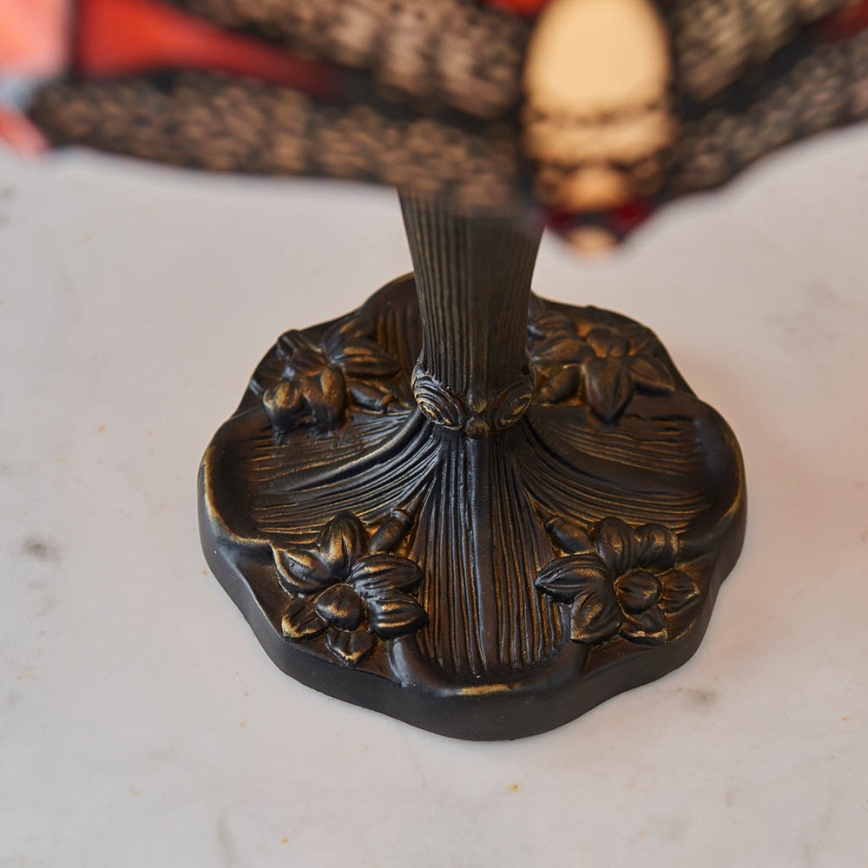 Endon 64091 - Επιτραπέζιο φωτιστικό Tiffany DRAGONFLY 1xE14/40W/230V διάμ. 20 εκ.