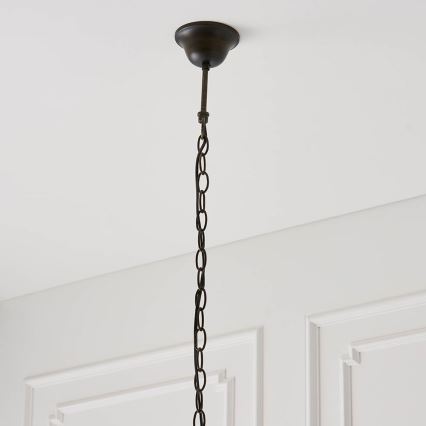Endon 64162 - Κρεμαστό φωτιστικό οροφής HECTOR 1xE27/60W/230V διάμετρος 40 cm