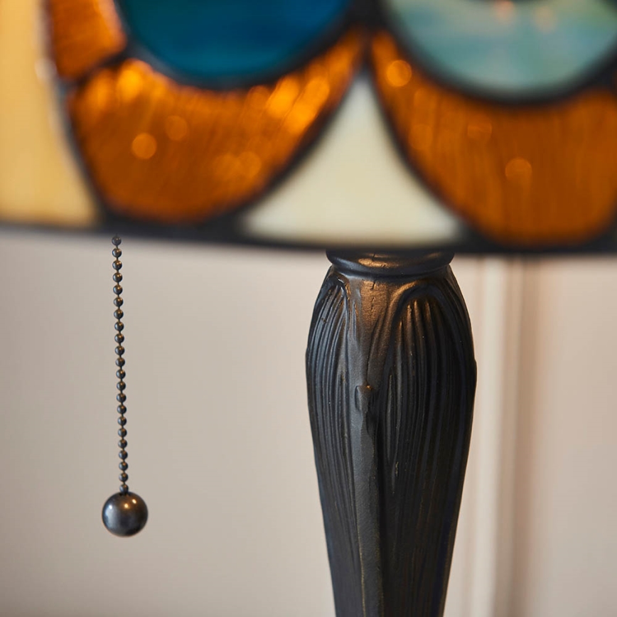 Endon 64163 - Επιτραπέζιο φωτιστικό Tiffany HECTOR 2xE27/60W/230V διάμ. 40 cm