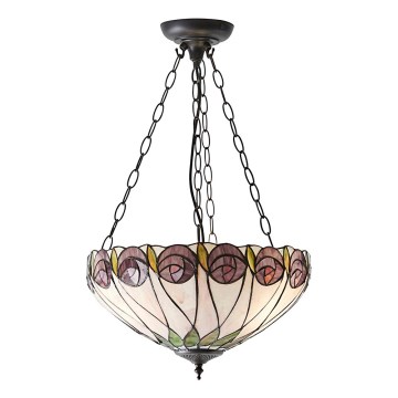 Endon 64175 - Κρεμαστό φωτιστικό οροφής HUTCHINSON 3xE27/60W/230V διάμετρος 40 cm