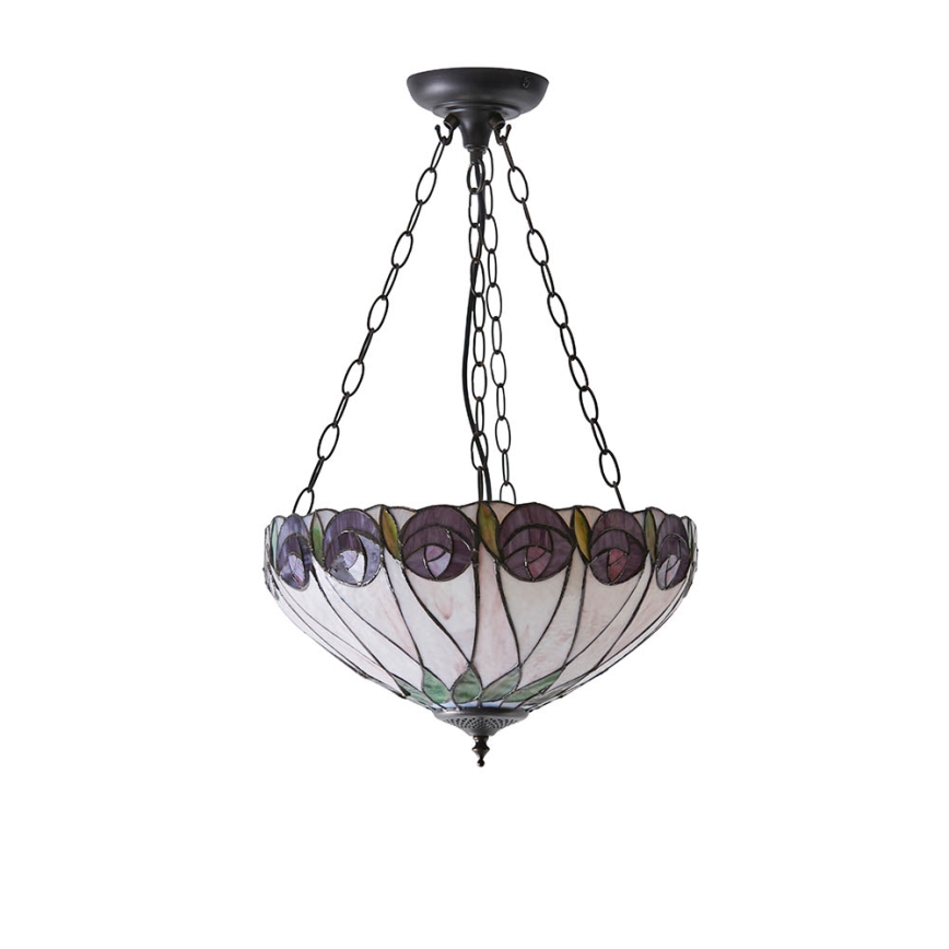 Endon 64175 - Κρεμαστό φωτιστικό οροφής HUTCHINSON 3xE27/60W/230V διάμετρος 40 cm