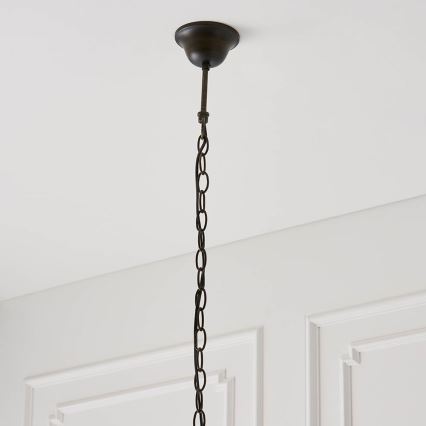 Endon 64176 - Κρεμαστό φωτιστικό με αλυσίδα Tiffany HUTCHINSON 1xE27/60W/230V Ø 40 cm