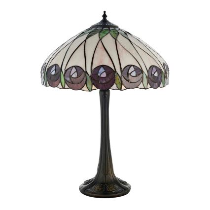 Endon 64177 - Eπιτραπέζιο φωτιστικό HUTCHINSON 1xE27/60W/230V διάμετρος 40 cm