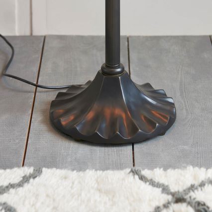 Endon 64192 - Φωτιστικό δαπέδου Tiffany JAMELIA 2xE27/60W/230V διάμ. 50 cm