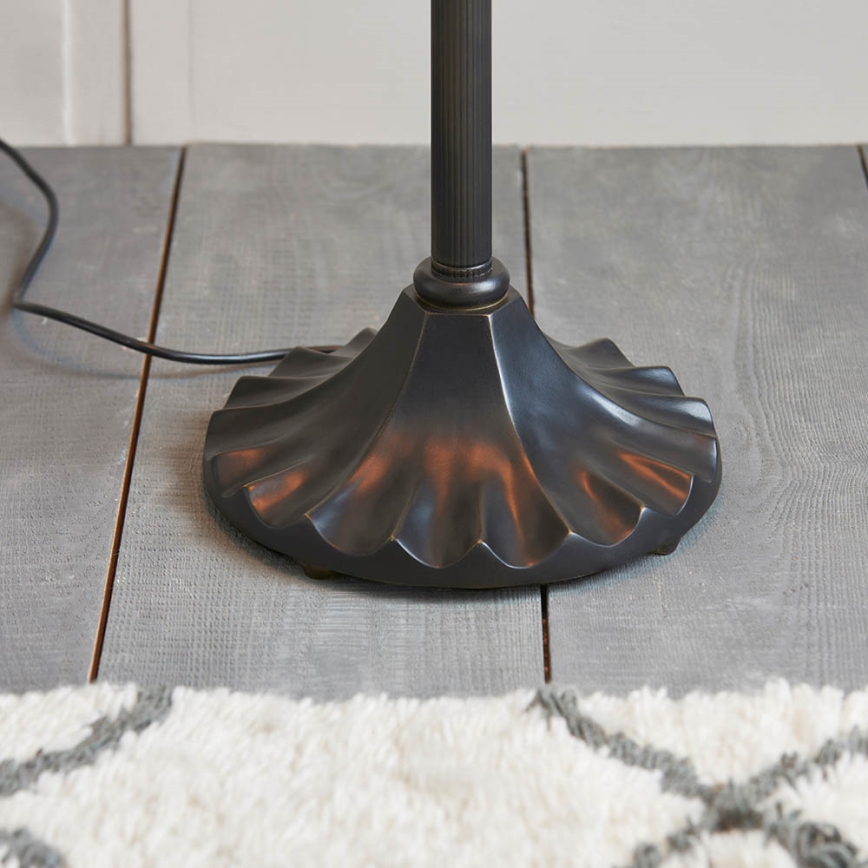 Endon 64192 - Φωτιστικό δαπέδου Tiffany JAMELIA 2xE27/60W/230V διάμ. 50 cm