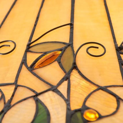 Endon 64194 - Πολυέλαιος με αλυσίδα Tiffany JAMELIA, 3xE27/60W/230V, διάμ. 50 cm