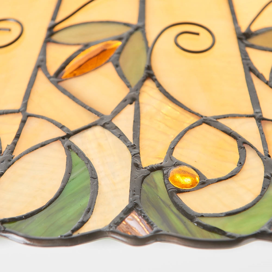 Endon 64194 - Πολυέλαιος με αλυσίδα Tiffany JAMELIA, 3xE27/60W/230V, διάμ. 50 cm