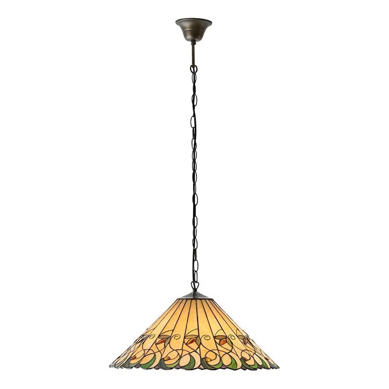 Endon 64194 - Κρεμαστό φωτιστικό οροφής JAMELIA 3xE27/60W/230V διάμετρος 50 cm