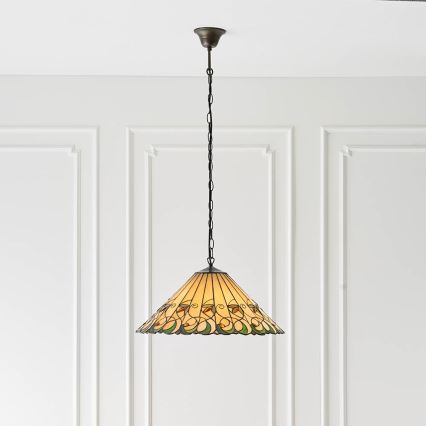 Endon 64194 - Κρεμαστό φωτιστικό οροφής JAMELIA 3xE27/60W/230V διάμετρος 50 cm