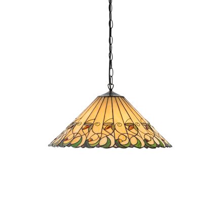 Endon 64194 - Κρεμαστό φωτιστικό οροφής JAMELIA 3xE27/60W/230V διάμετρος 50 cm