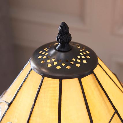 Endon 64195 - Επιτραπέζιο φωτιστικό Tiffany JAMELIA 1xE27/60W/230V, διάμετρος 31 εκ.