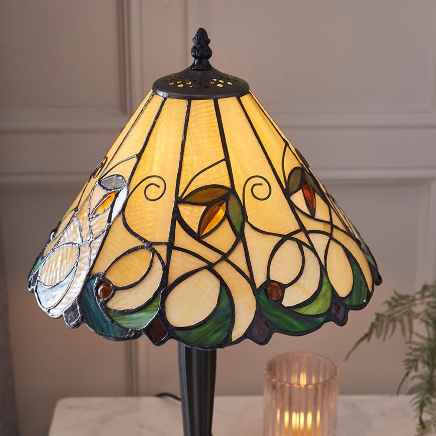 Endon 64195 - Επιτραπέζιο φωτιστικό JAMELIA 1xE27/60W/230V Ø 31 εκ.