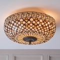 Endon 64276 - Φωτιστικό οροφής Tiffany MILLE FEUX 2xE27/60W/230V Ø 45 cm