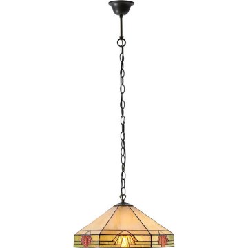 Endon 64285 - Κρεμαστό φωτιστικό οροφής NEVADA 1xE27/60W/230V διάμετρος 35 cm