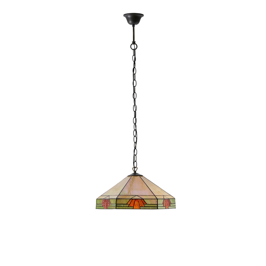 Endon 64285 - Κρεμαστό φωτιστικό οροφής NEVADA 1xE27/60W/230V διάμετρος 35 cm