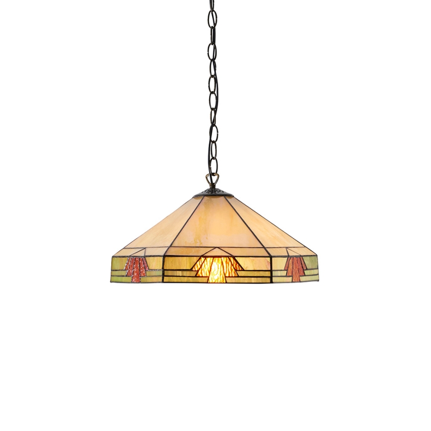 Endon 64285 - Κρεμαστό φωτιστικό οροφής NEVADA 1xE27/60W/230V διάμετρος 35 cm