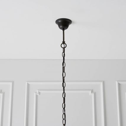 Endon 64285 - Κρεμαστό φωτιστικό οροφής NEVADA 1xE27/60W/230V διάμετρος 35 cm