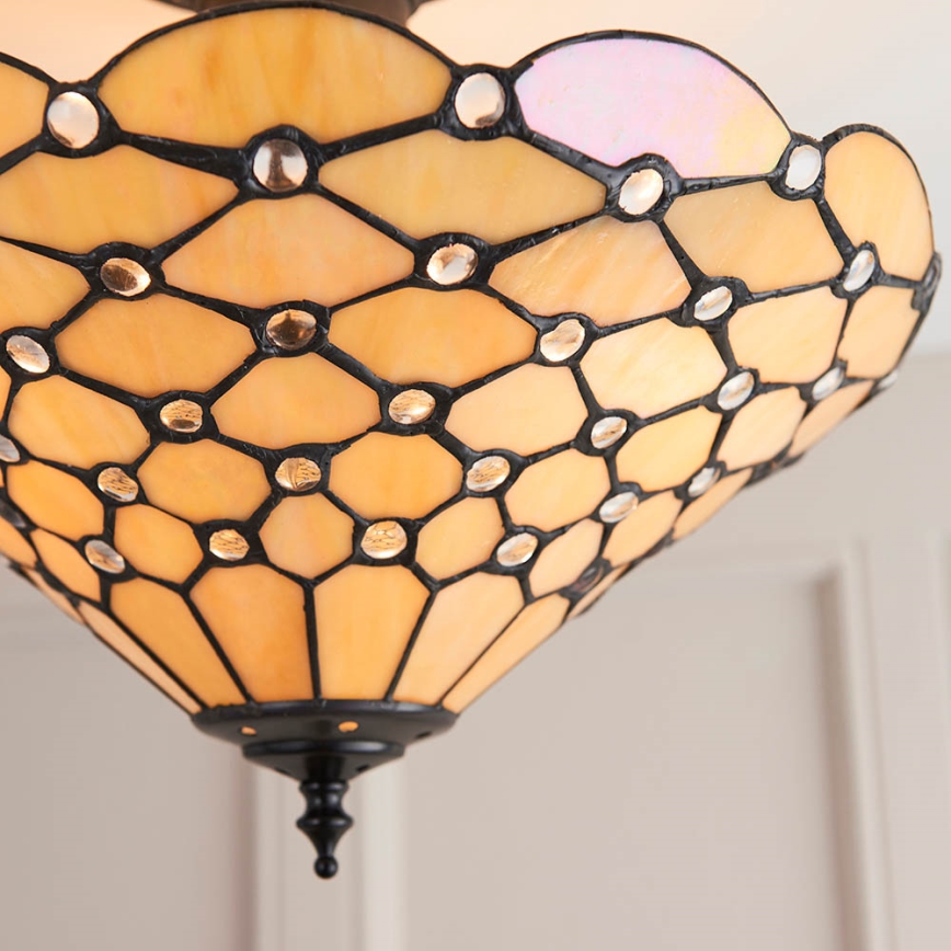 Endon 64300 - Πλαφονιέρα οροφής PEARL 3xE27/60W/230V διάμετρος 37 cm