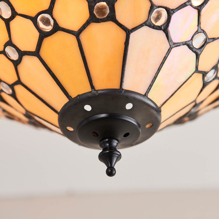 Endon 64300 - Πλαφονιέρα οροφής PEARL 3xE27/60W/230V διάμετρος 37 cm