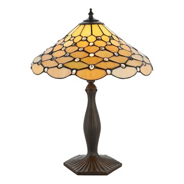 Endon 64301 - Επιτραπέζιο φωτιστικό Tiffany PEARL 1xE27/60W/230V Ø 37 cm