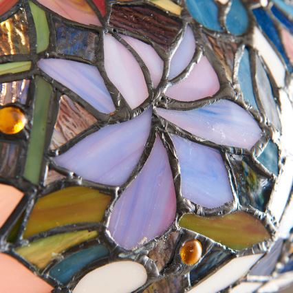 Endon 64323 - Επιδαπέδιο φωτιστικό Tiffany SULLIVAN 2xE27/60W/230V Ø 56 εκ.