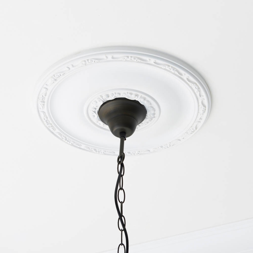 Endon 64385 - Κρεμαστό φωτιστικό σε αλυσίδα Tiffany WILLOW, 1xE27/60W/230V, Ø 35 εκ.