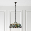 Endon 66148 - Πολυέλαιος με αλυσίδα Tiffany DRAGONFLY 3xE27/60W/230V διάμ. 50 cm