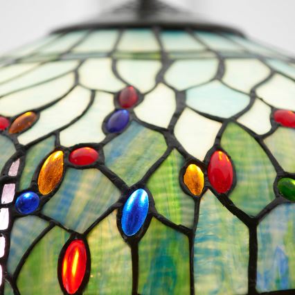 Endon 66148 - Πολυέλαιος με αλυσίδα Tiffany DRAGONFLY 3xE27/60W/230V διάμ. 50 cm