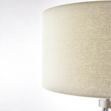 Endon 66986 - Επιτραπέζιο φωτιστικό TRI 1xE27/40W/230V ματ χρώμιο/κρεμ