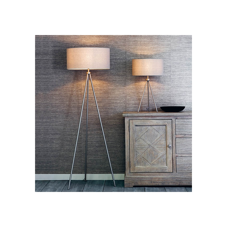 Endon 66987 - Επιδαπέδιο φωτιστικό TRI 1xE27/60W/230V μπεζ