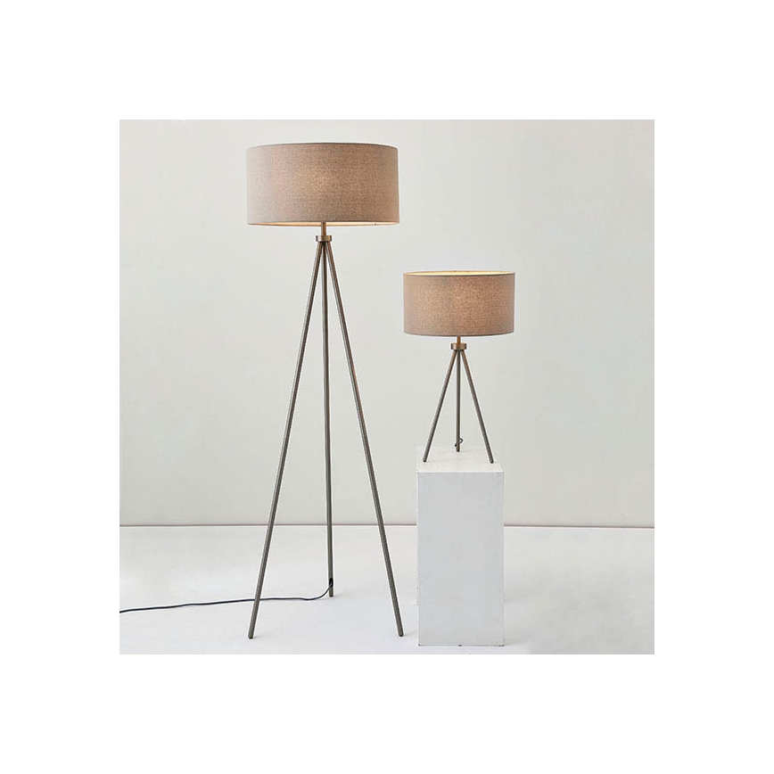 Endon 66987 - Επιδαπέδιο φωτιστικό TRI 1xE27/60W/230V μπεζ