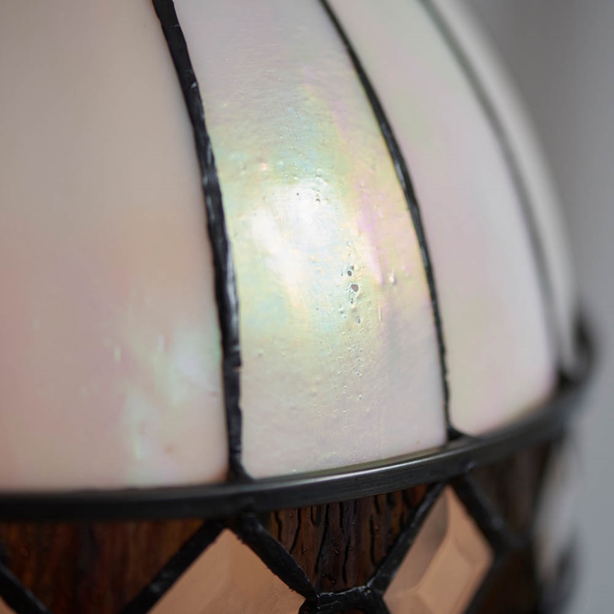 Endon 67045 - Πολυέλαιος με αλυσίδα Tiffany FARGO 1xE27/60W/230V διάμ. 40 εκ.