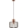 Endon 68986 - Κρεμαστό φωτιστικό με καλώδιο NICOLA 1xE27/40W/230V χάλκινο
