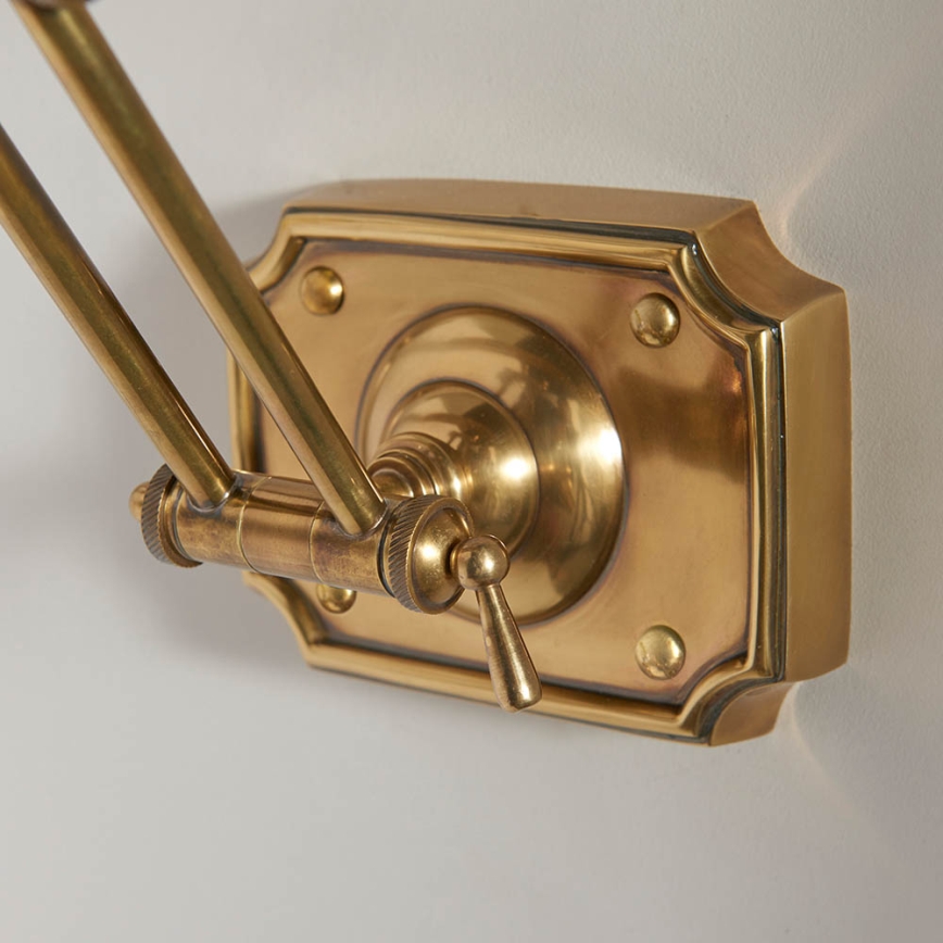 Endon 69833 - Φωτιστικό για πίνακα WINCHESTER 2xE14/6W/230V 51 cm μπρούτζινο