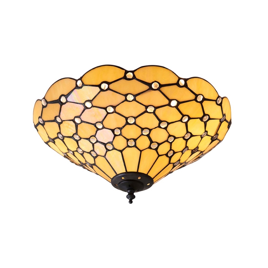Endon 70242 - Φωτιστικό οροφής PEARL 2xE27/60W/230V διάμετρος 37 cm