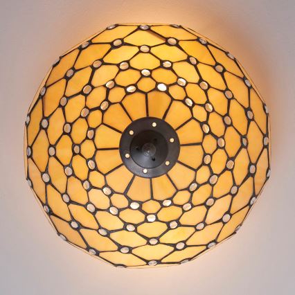 Endon 70242 - Φωτιστικό οροφής PEARL 2xE27/60W/230V διάμετρος 37 cm