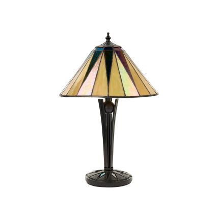 Endon 70367 - Επιτραπέζιο φωτιστικό Tiffany DARK STAR 1xE14/40W/230V διάμ. 30 εκ.