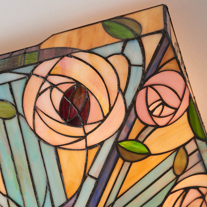 Endon 70698 - Φωτιστικό οροφής Tiffany WILLOW 2xE27/60W/230V