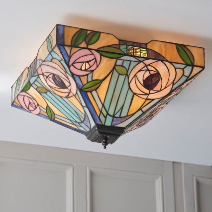 Endon 70698 - Φωτιστικό οροφής WILLOW 2xE27/60W/230V