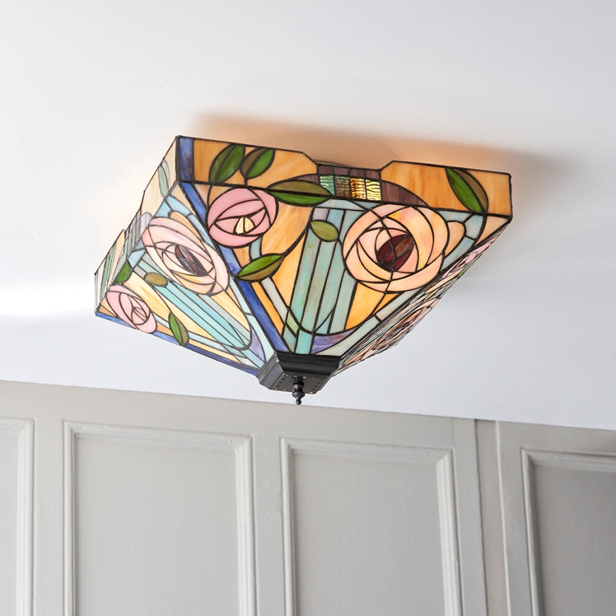 Endon 70698 - Φωτιστικό οροφής WILLOW 2xE27/60W/230V